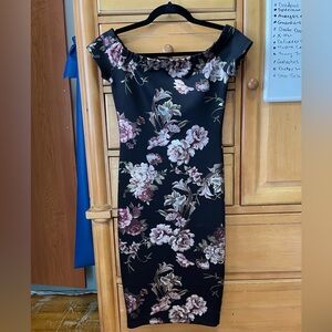 Windsor Black and Pink Floral Dress